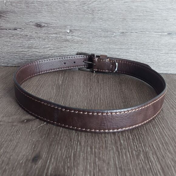 Levi's Men's Brown Synthetic Leather Belt Medium 34-36 - Picture 2 of 5